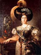 Vicente Lopez y Portana Portrait of Maria Francisca de Assis de Braganca oil painting reproduction